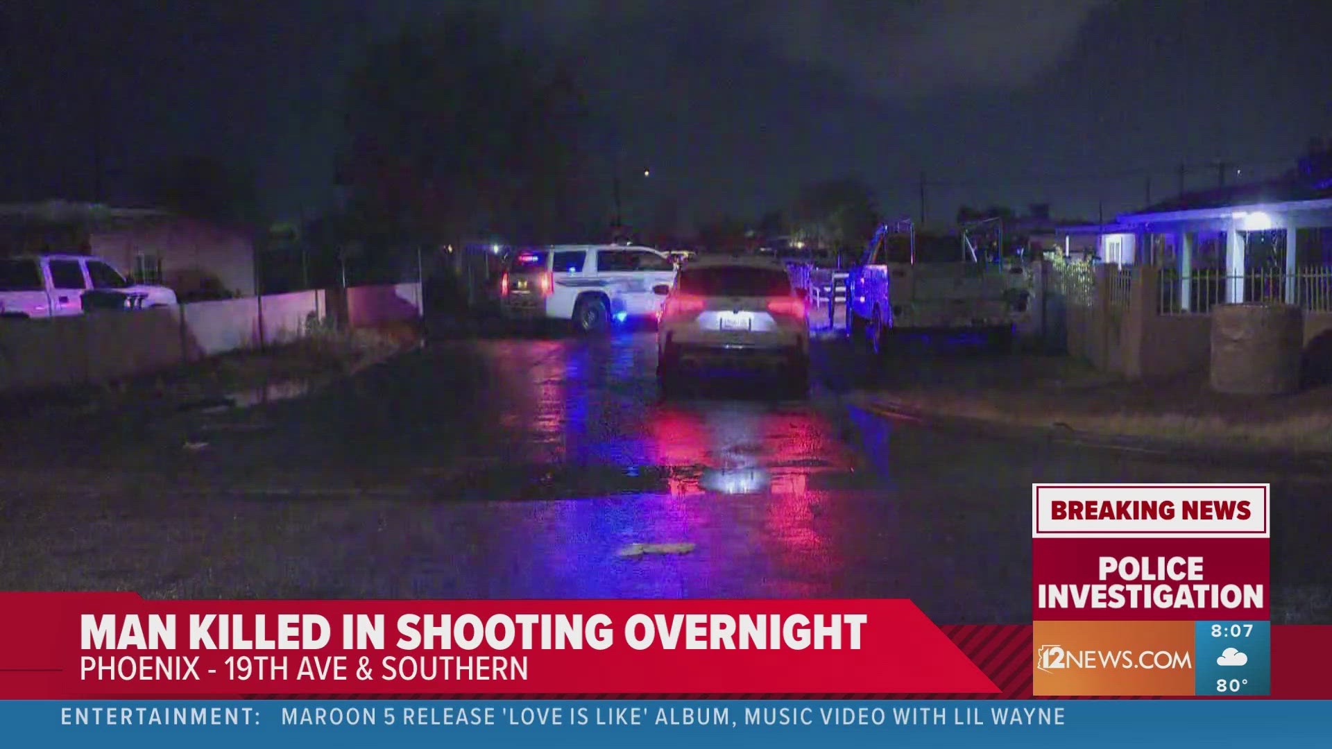 Police are investigating a fatal shooting in Phoenix after finding a man dead near 19th and Southern avenues.