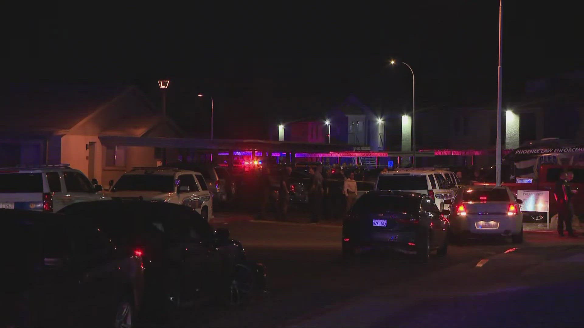 A man died after being shot by a Phoenix police officer Saturday night, according to officials with the city's police department.
