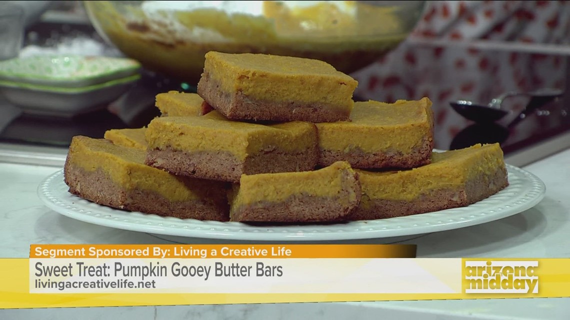 Sweet Treat Pumpkin Gooey Butter Bars