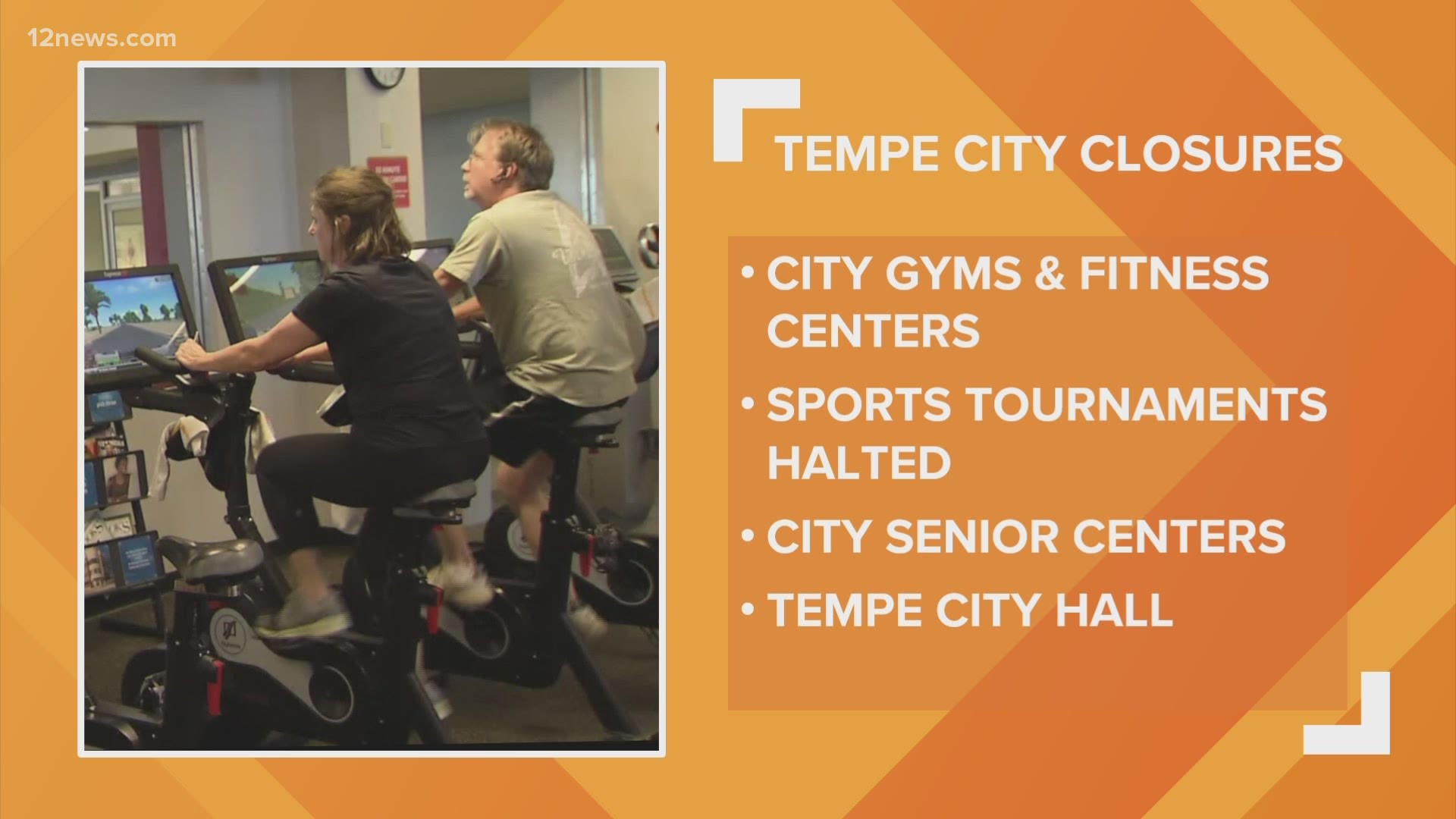 The city of Tempe is again taking steps to help prevent the spread of COVID-19 by re-closing a number of services. Team 12's Matt Yurus has the latest.