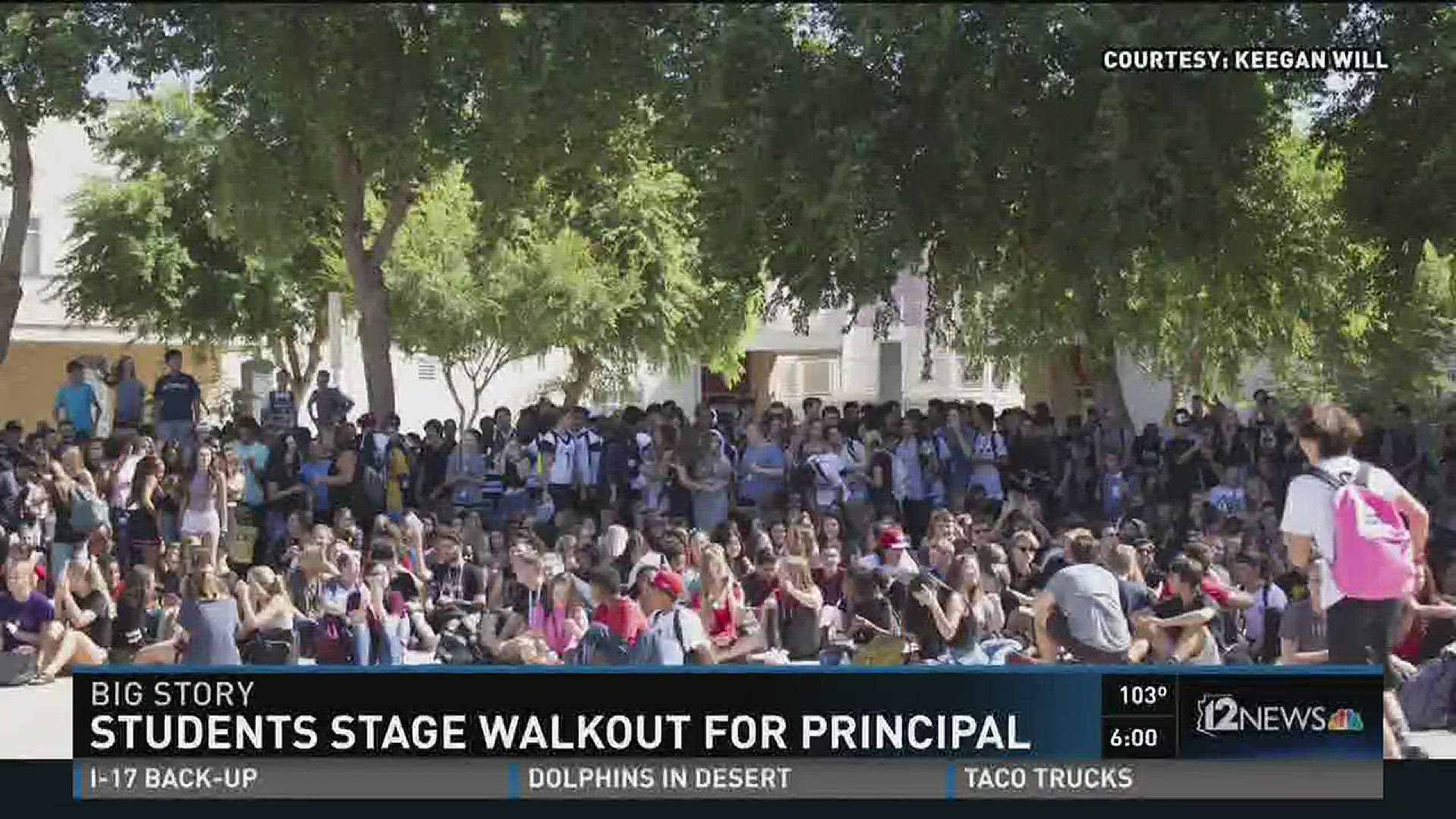 Principal Wattawa resigning at Higley Unifed School District resulted in student walkout.