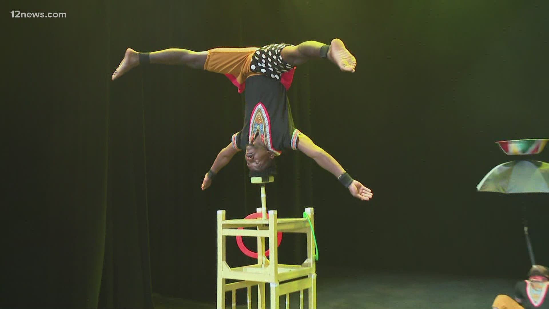 The Zuzu African acrobats are ready to perform on stage in Phoenix. Jen Wahl gives us a preview of their show.