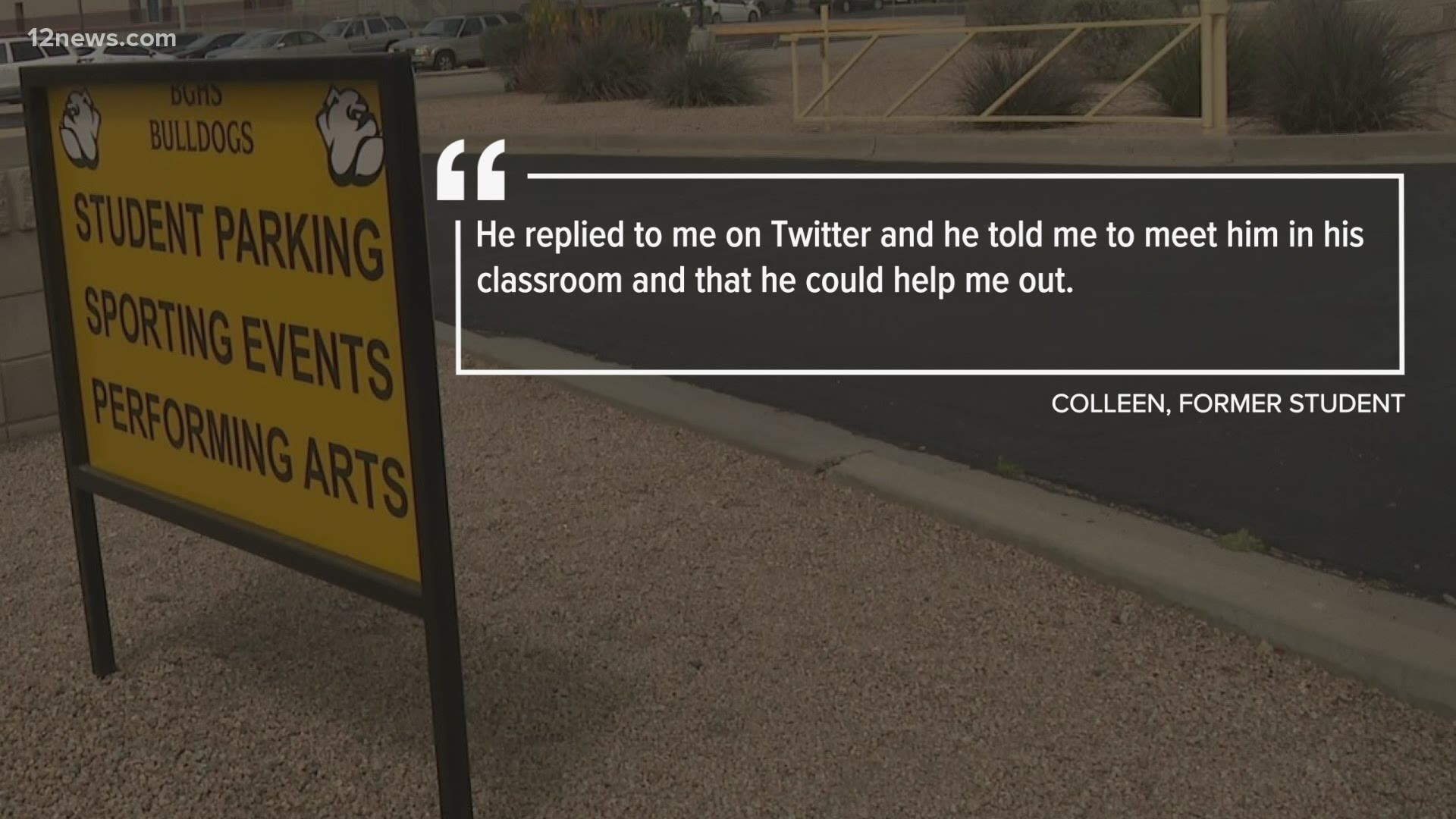 A Valley high school teacher has been placed on administrative leave after dozens of reports saying he was inappropriately messaging girls on social media.