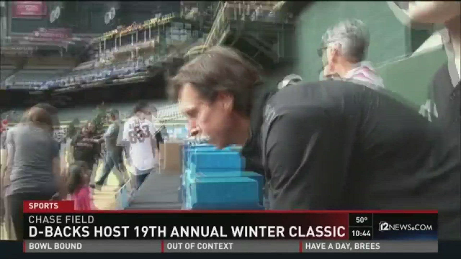 Diamondbacks' Robby Hammock shows 12 Sports what the Winter Classic was all about