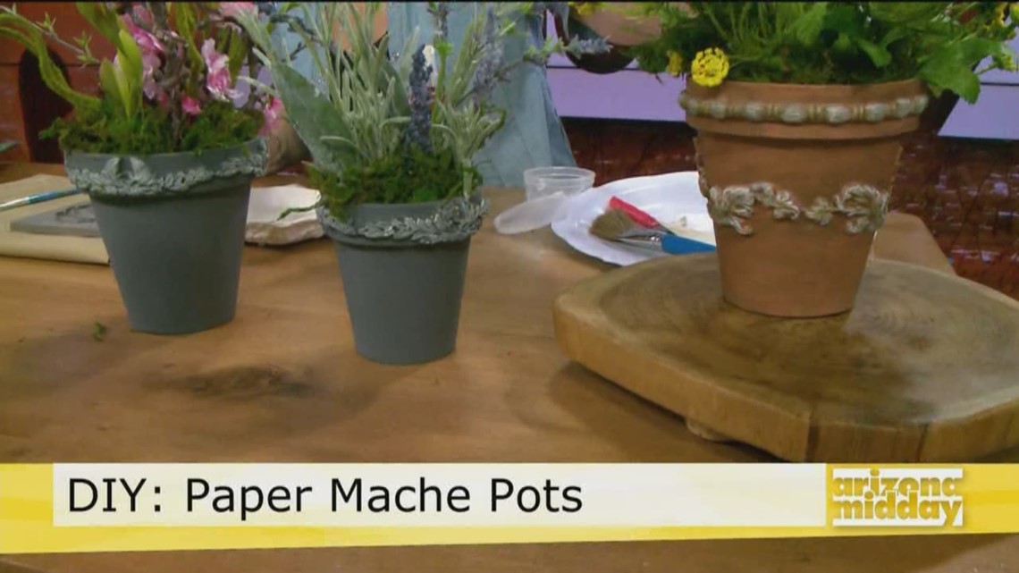 Paper Mache Pots