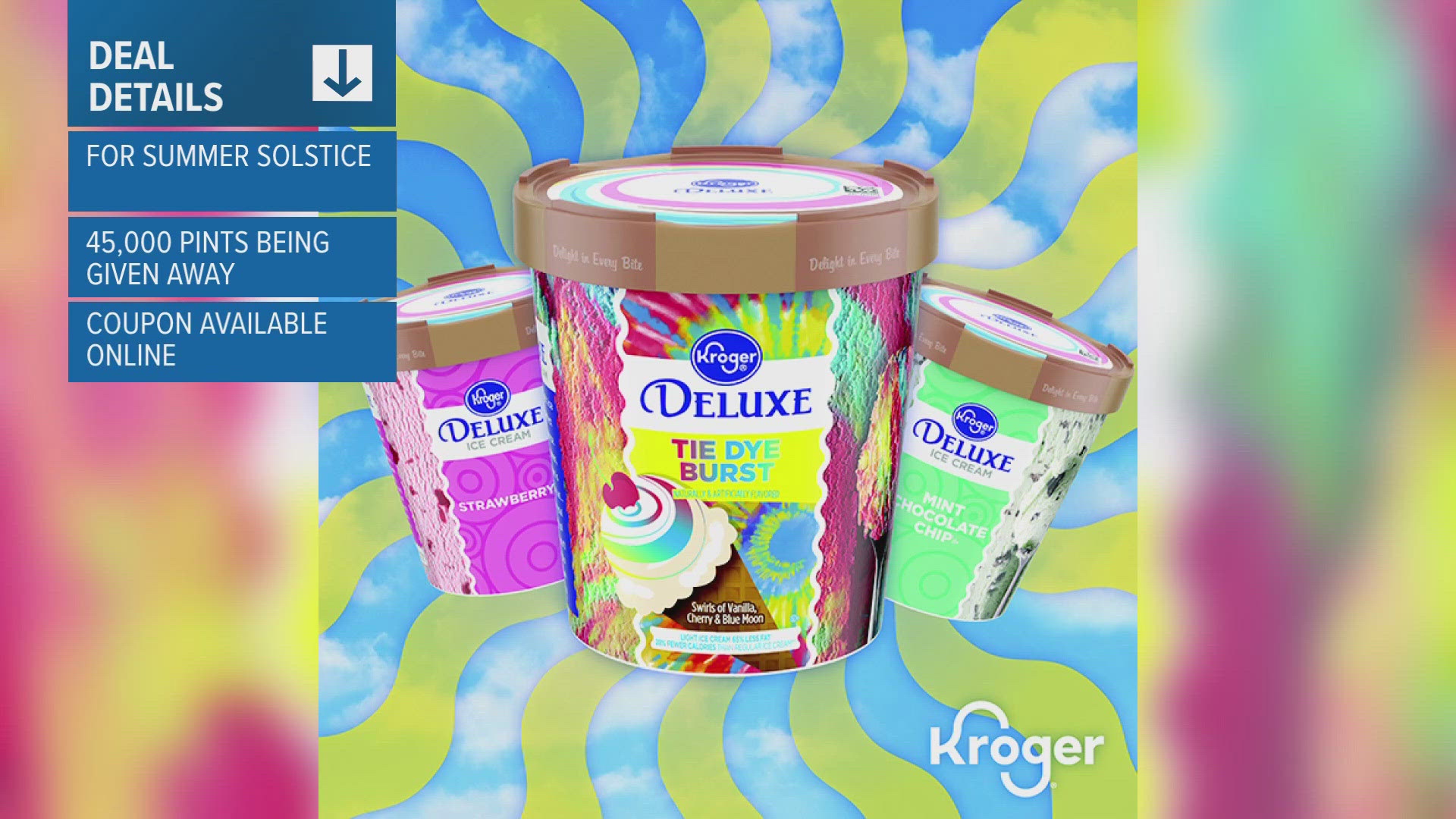 Kroger, Fry's parent company, will be giving away 45,000 pints of ice cream on June 20; 50 for each minute of sunlight.