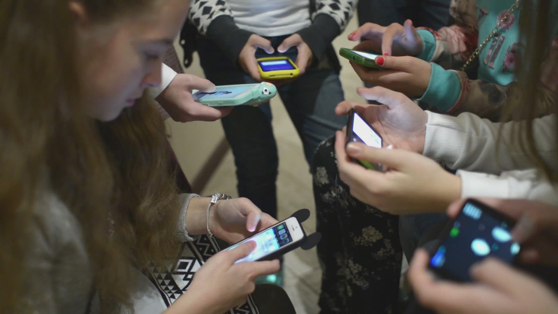 The district said a ban on phones will reduce distractions.