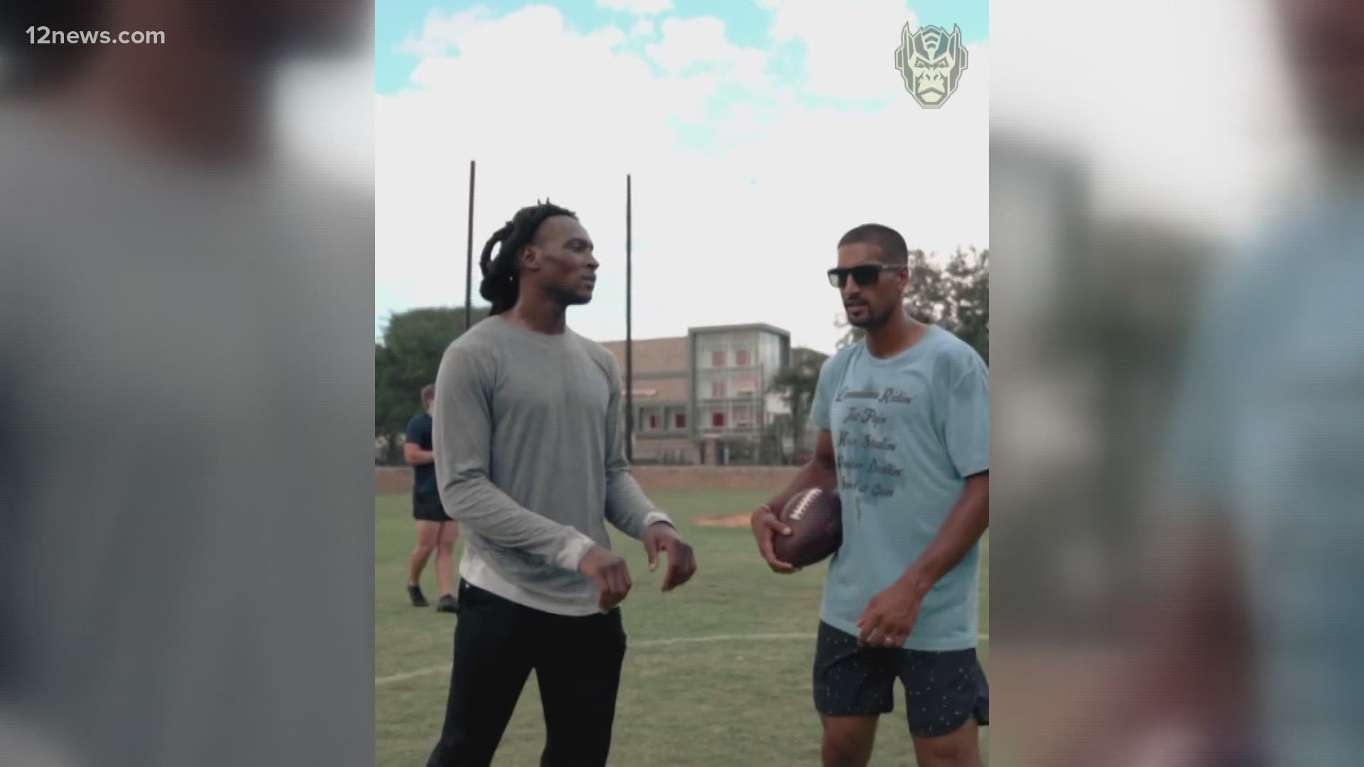 Team 12’s Cameron Cox introduces you to Taj Kahn. He and his brother first started working with Cardinals receiver DeAndre Hopkins a few years back.