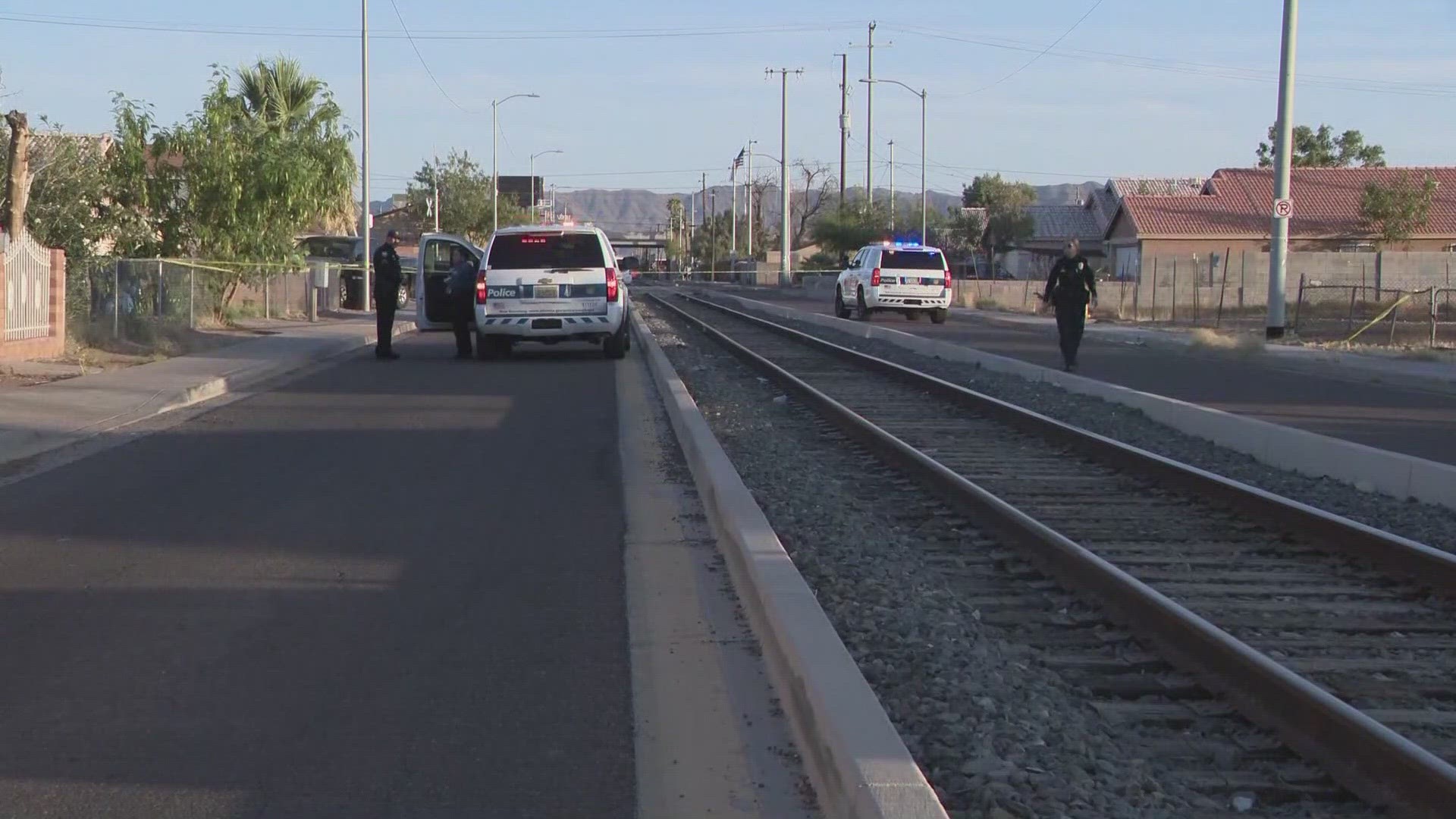 Phoenix police say the child hit by a police vehicle Wednesday night is still in critical condition.