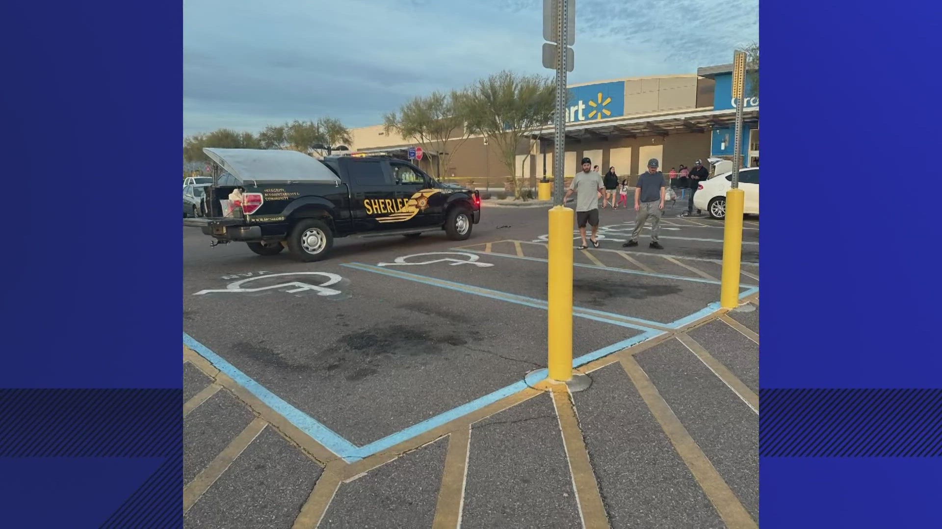 The incident happened on Sunday at the Walmart located near Cave Creek Road and Carefree Highway.