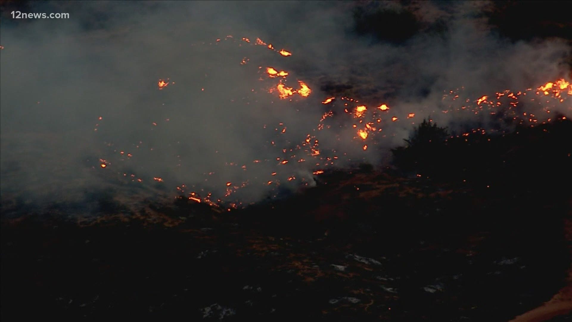 The fire fight is continuing today as crews work to extinguish the Sears Fire which has now burned more than 6,800 acres.