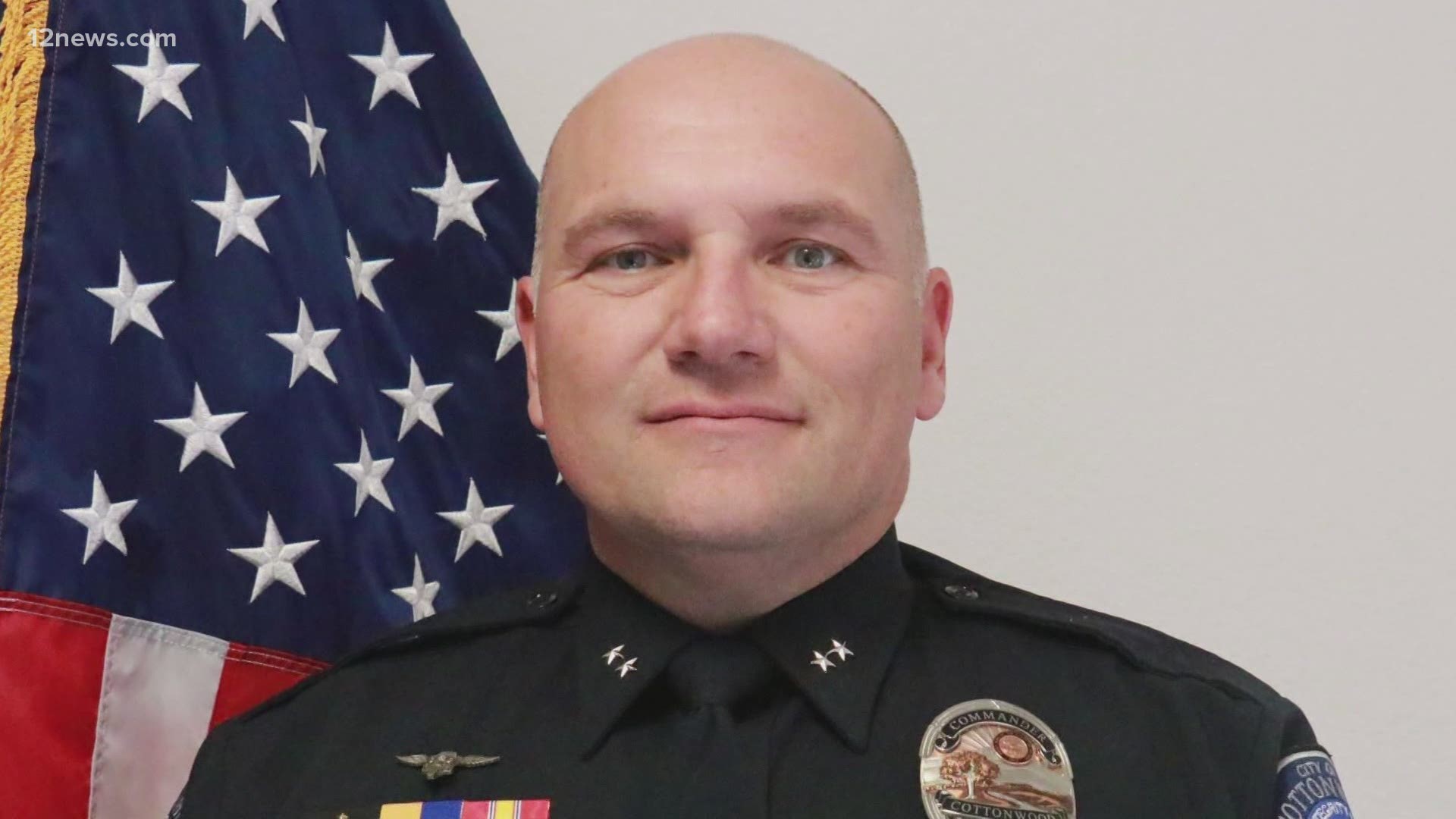 A funeral service was held today for a Cottonwood police officer killed in a traffic accident. Commander Jody Makuch was laid to rest on Friday.