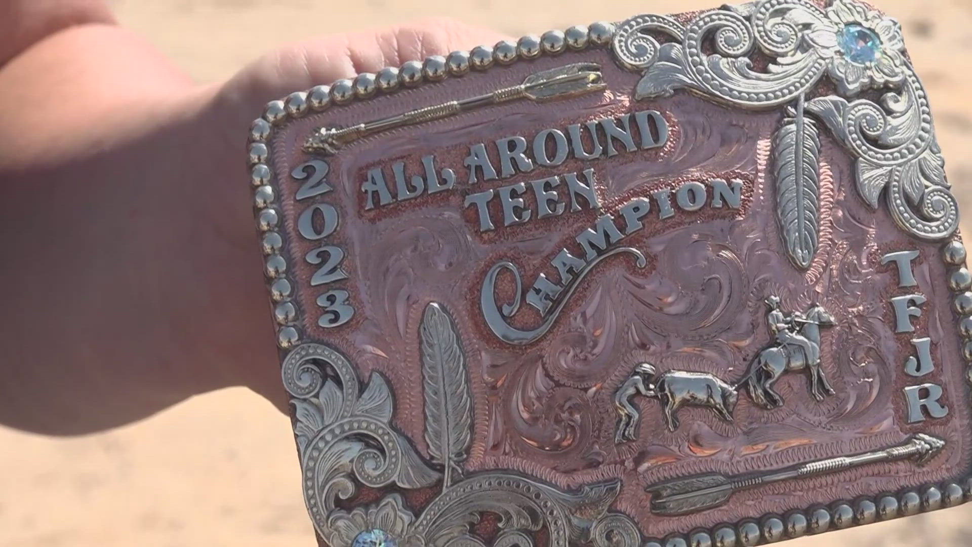 The rodeo group says they noticed their belongings were stolen after a broken lock was discovered.