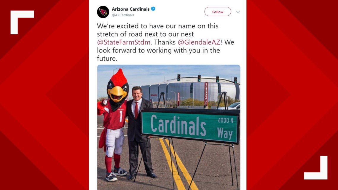 Bethany Home Road Renamed To Cardinals Way