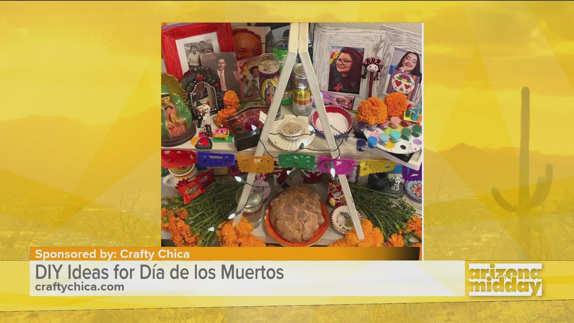 Local crafter Crafty Chica shows how to celebrate Dia de los Muertos to honor our loved ones who have passed.