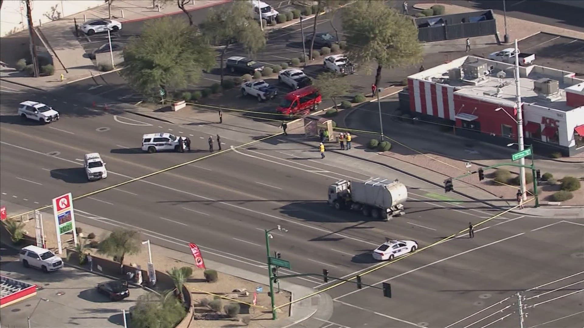 What led up to the crash at Union Hills Drive and 19th Avenue in north Phoenix is unknown, police say.