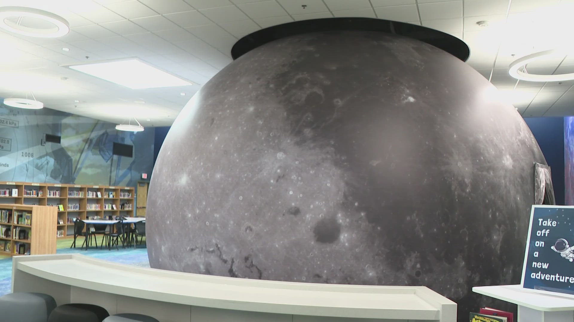 The unique planetarium is the only one of its kind in the United States. Students in Fountain Hills now have a special way to learn about astronomy.