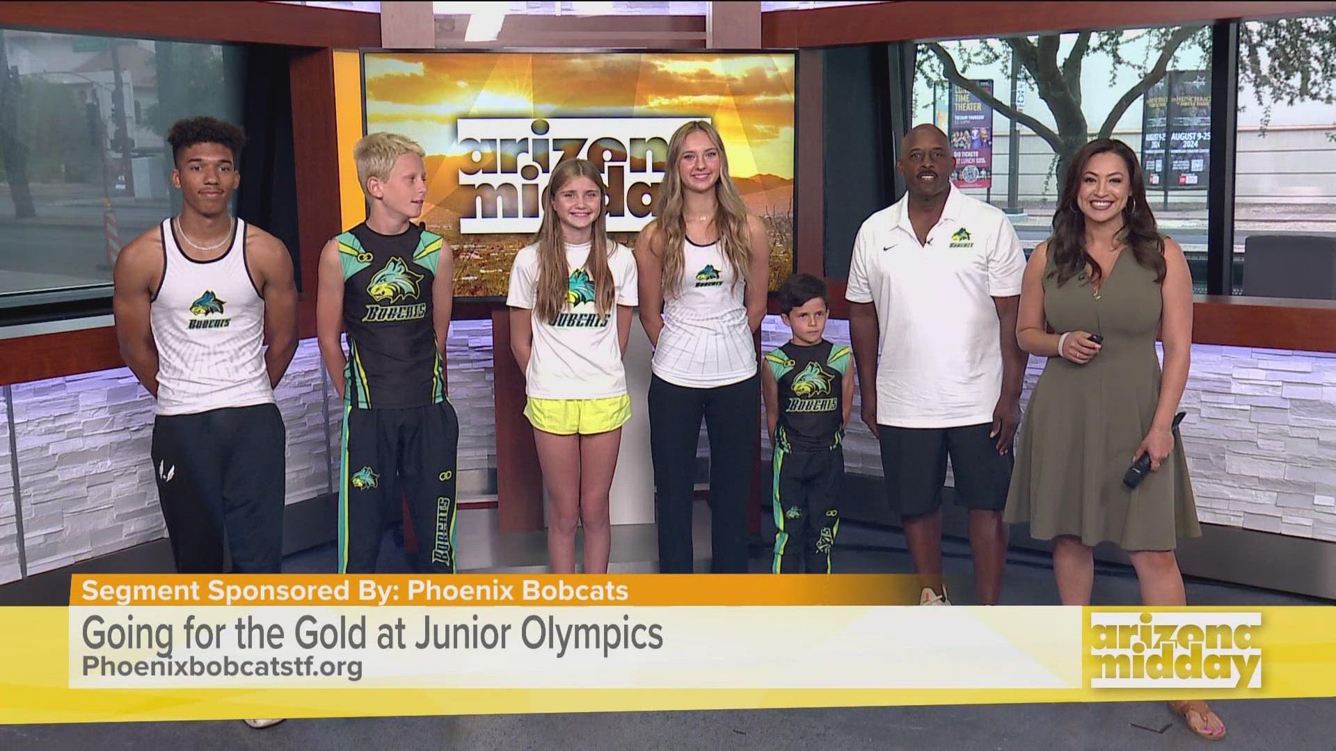 Erwin Jones, Head Coach of Phoenix Bobcats, and his team stop by to talk about the club plus athletes competing in the Junior Olympics.