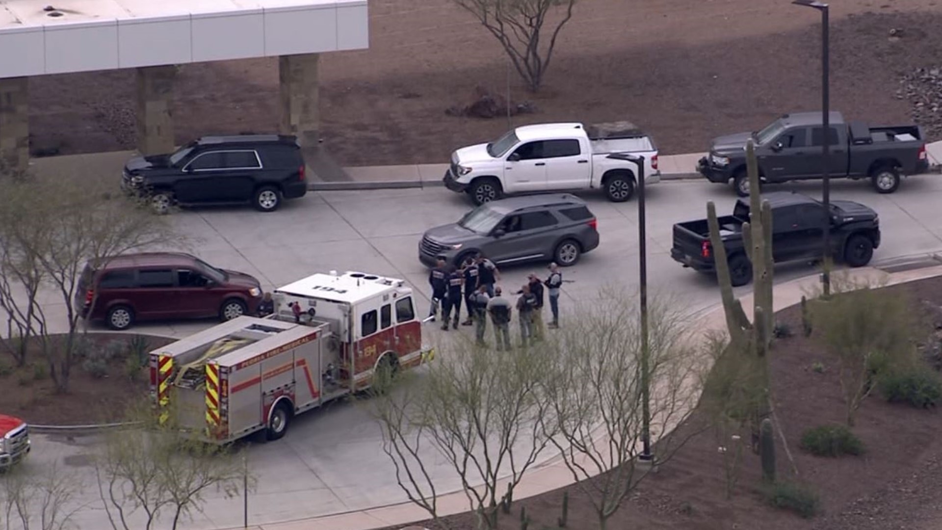 A suspect has been arrested in Mesa after leading police on a chase, according to authorities.