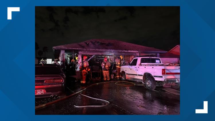 Four people displaced after a house fire in Phoenix | 12news.com