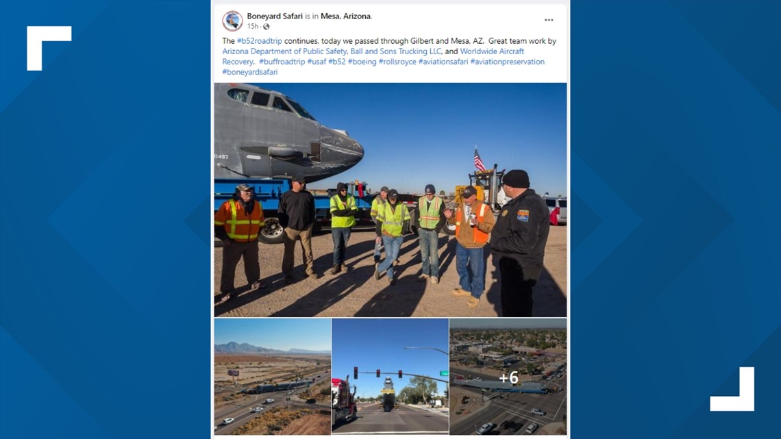 A B-52 bomber rolled through the East Valley this week - Vimarsana News