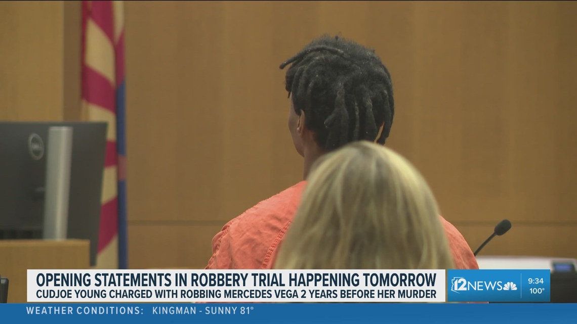 Prosecutors relying on body-camera footage of Mercedes Vega to help convict robbery suspect