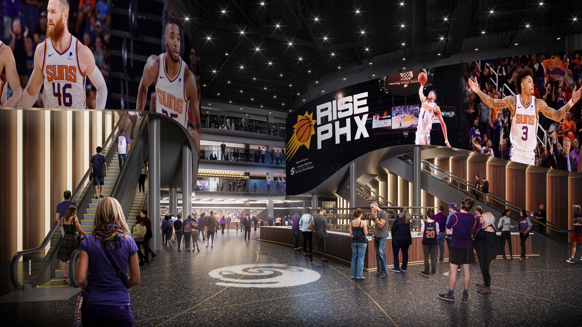 Phoenix Suns The Valley Alternate Court/New Arena First Look