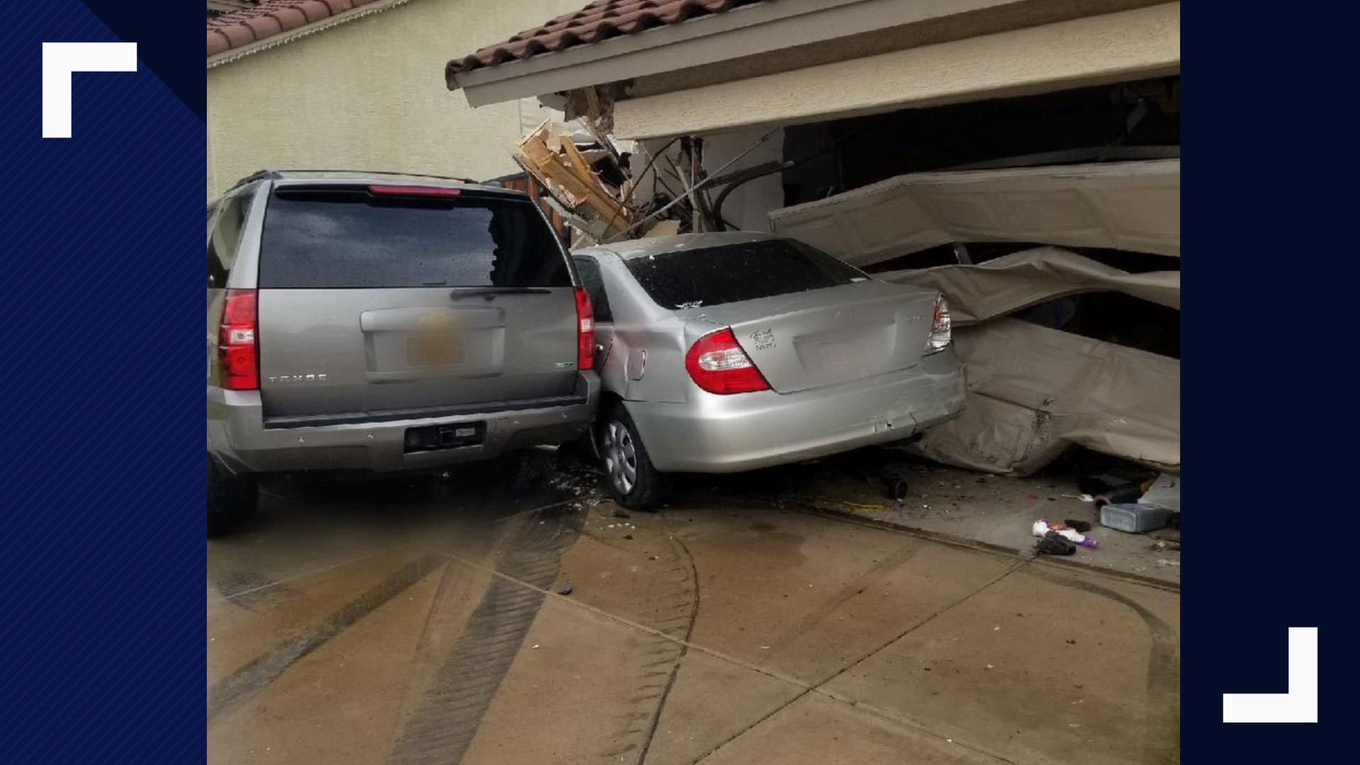 PHOTOS: Car drives into Peoria house causing 'significant damage ...