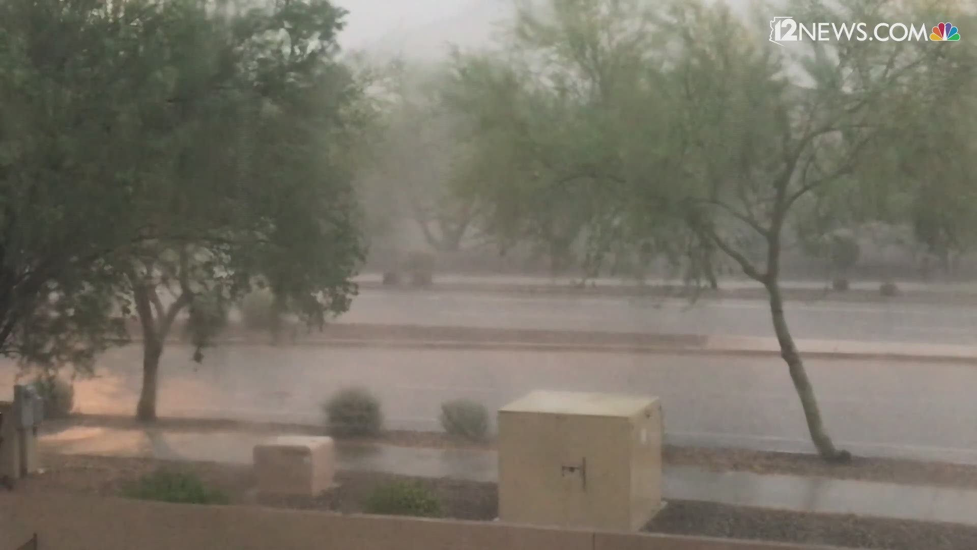 Here is some video of rain near Happy Valley and 51st Ave in Phoenix Wednesday. Is it raining in your area?