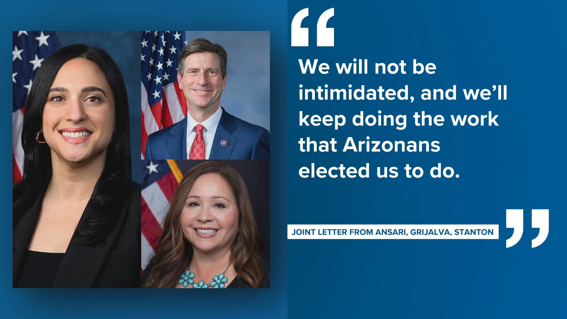 Arizona officials say threats will not stop November elections | 12news.com