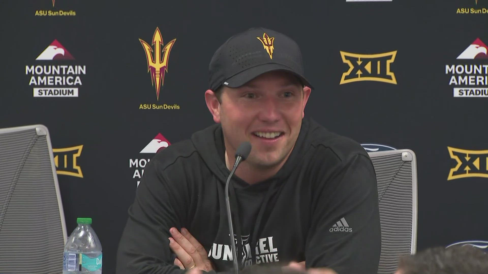 ASU got their biggest win in a decade by beating BYU 28-23 on Saturday in Tempe! Here's the full postgame press conference after the win.