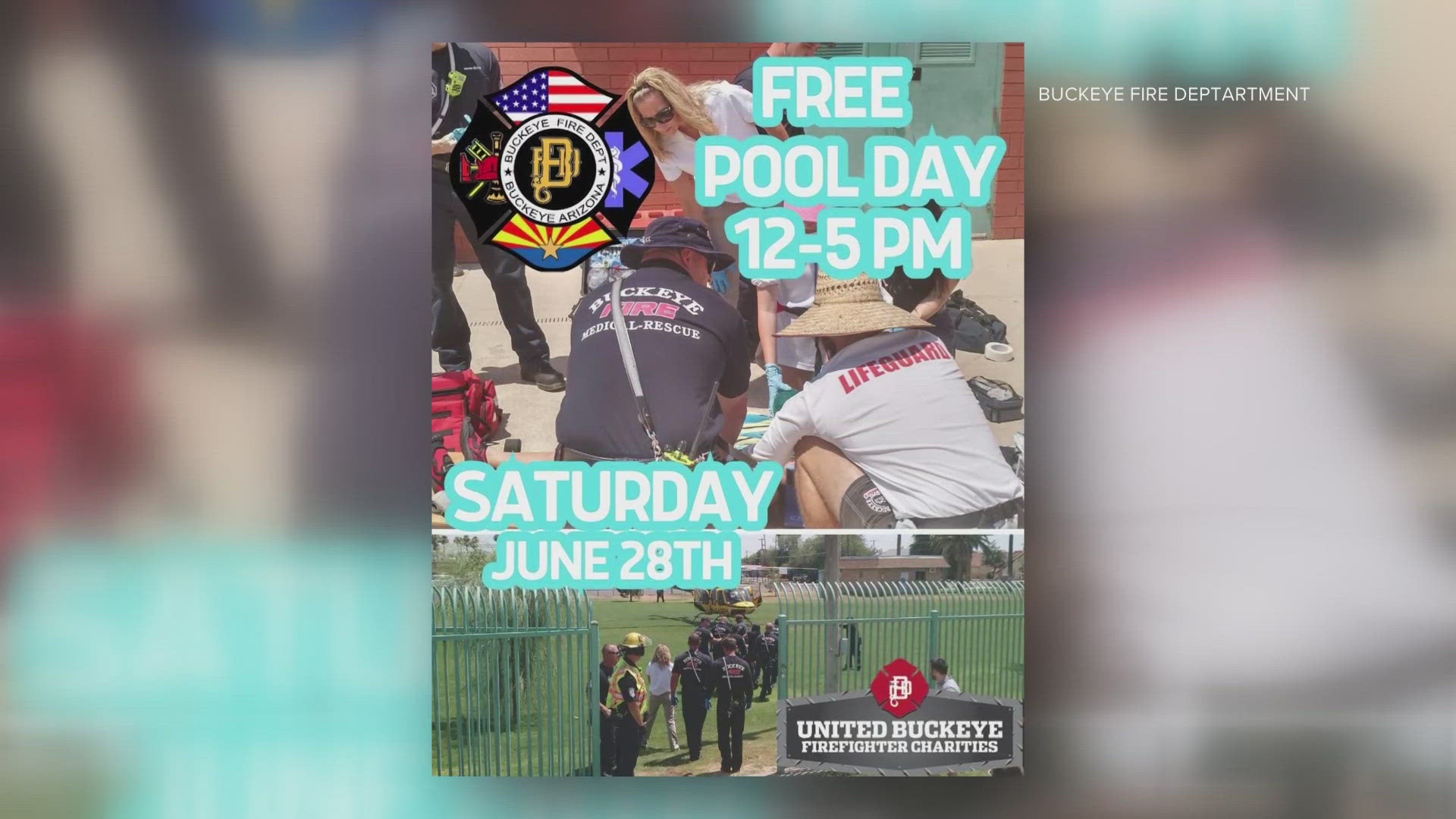 Take advantage of this cool deal on the hottest weekend of the year so far at the Buckeye Aquatic Center.