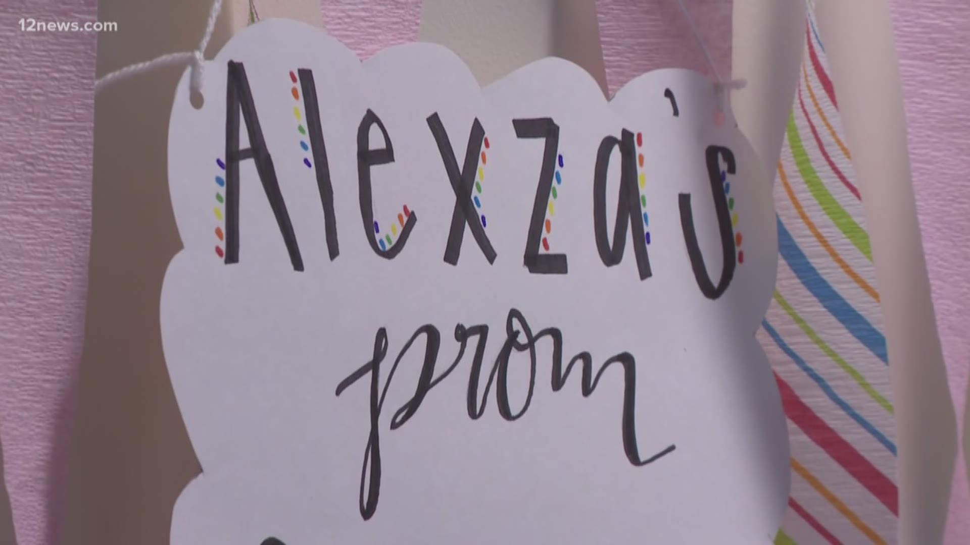 Alexza Cornejo was forced to miss her senior prom because of an emergency procedure. So, hospital staff brought prom to her.