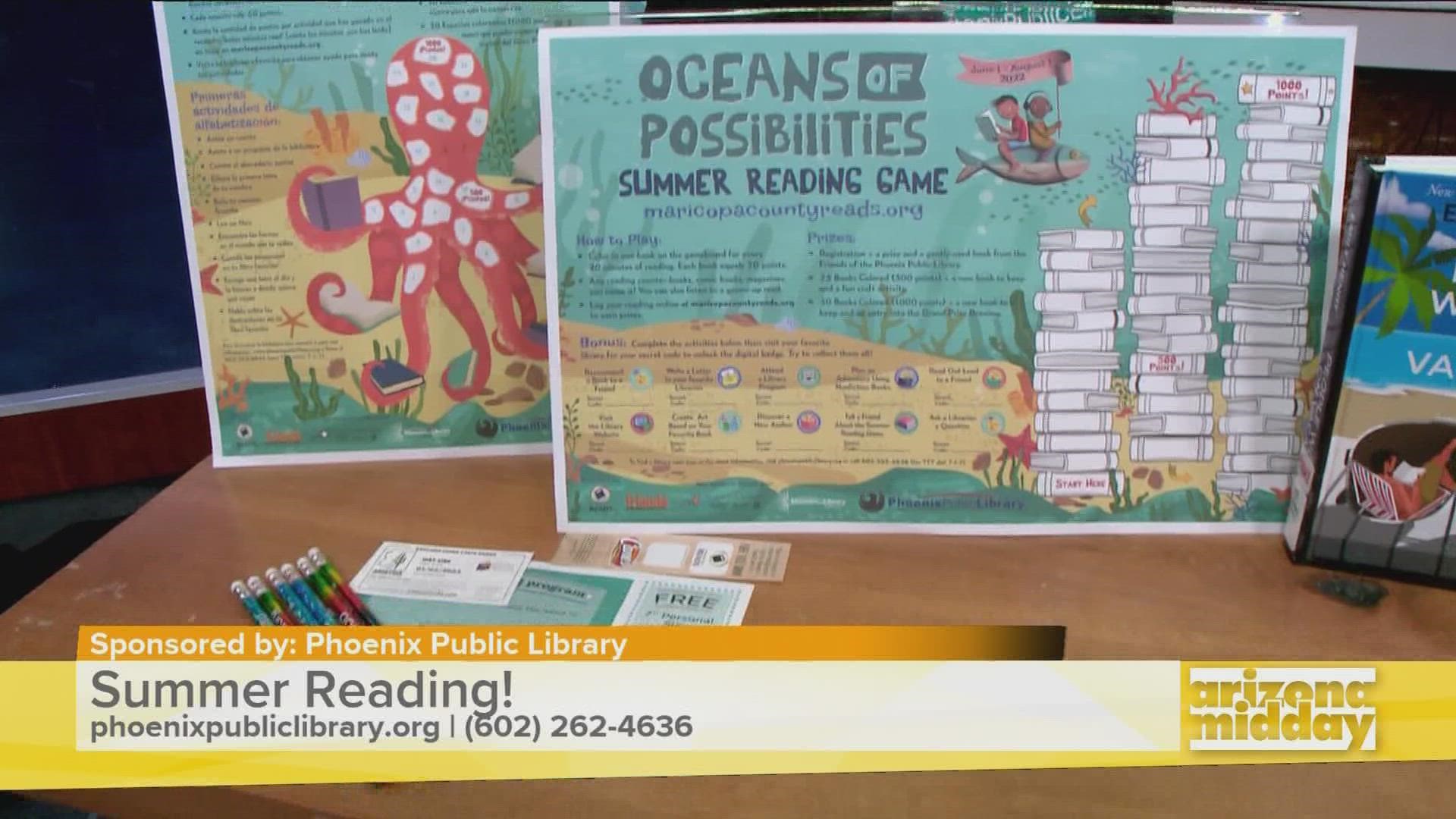 Lee Franklin, from the Phoenix Public Library, has her pick for top books to read plus how to get your kids in the Summer Reading Challenge.