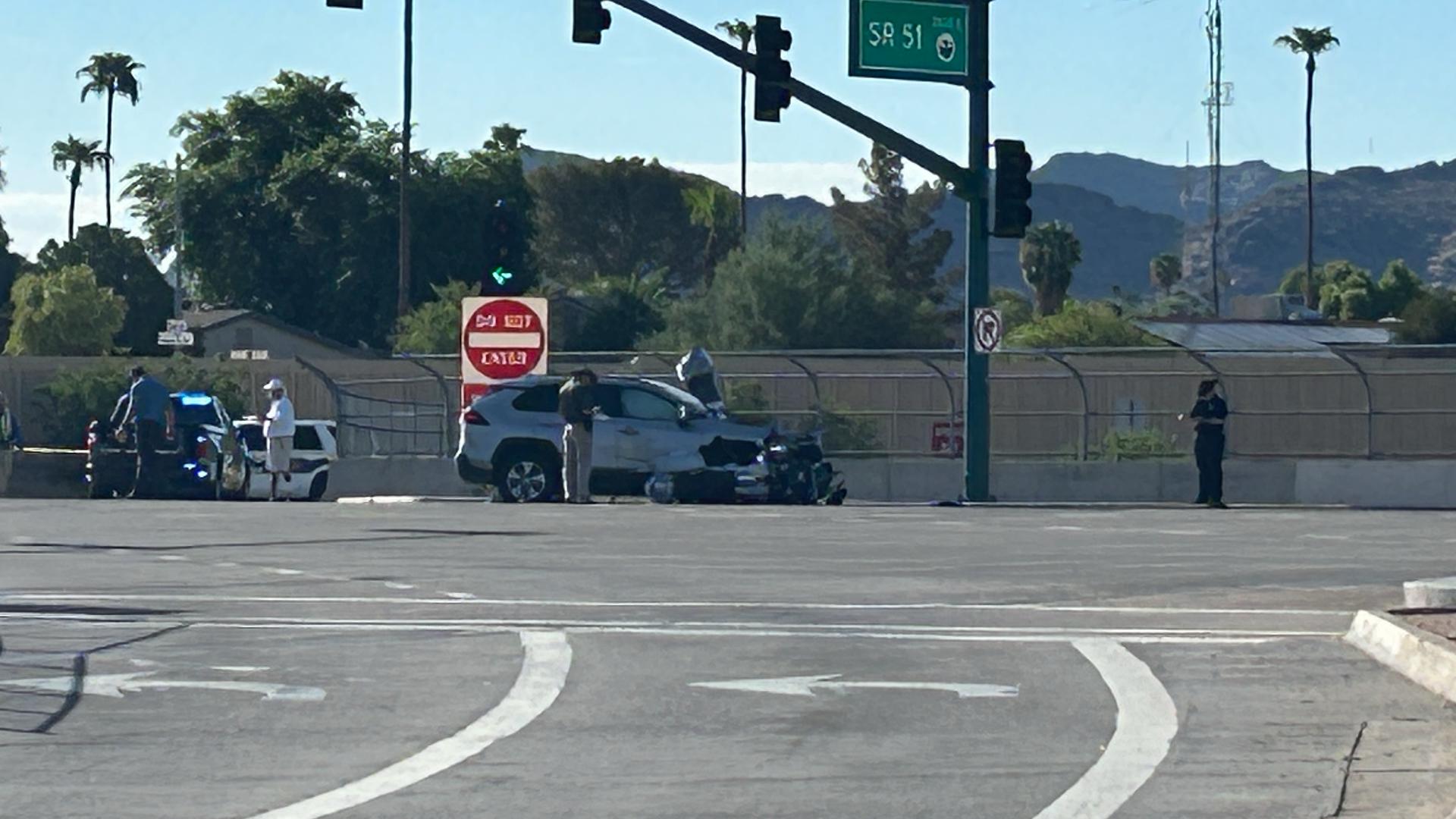 Coverage image for: Motorcyclist dead after crash along Cactus Road in north Phoenix