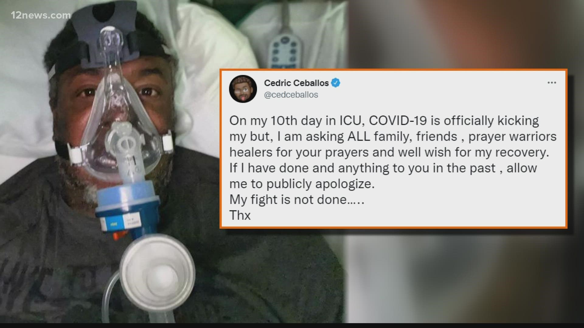 The pandemic is hitting close to home for Suns fans. Former Suns All-Star Cedric Ceballos has been in the ICU for more than a week battling the coronavirus.