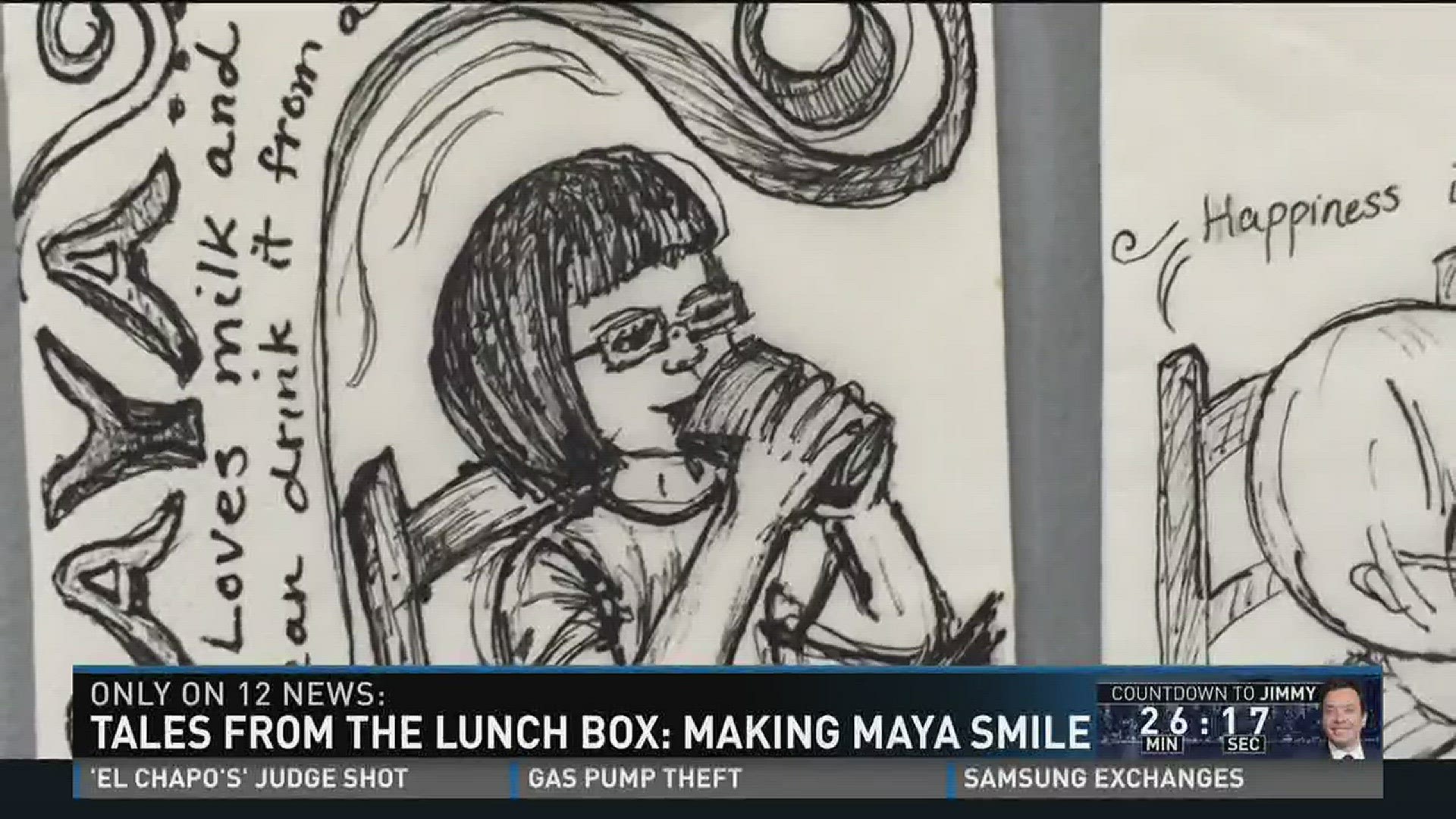Tales from the lunch box: making Maya smile.