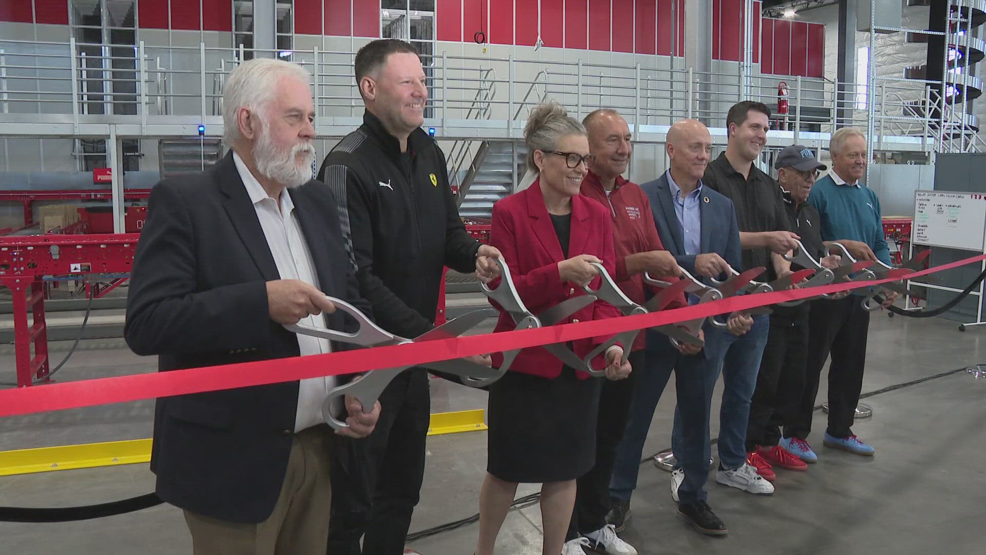 Gov. Katie Hobbs and other Arizona officials helped unveil a new PUMA fulfillment center near Waddell. The new facility will reportedly feature retail robots.