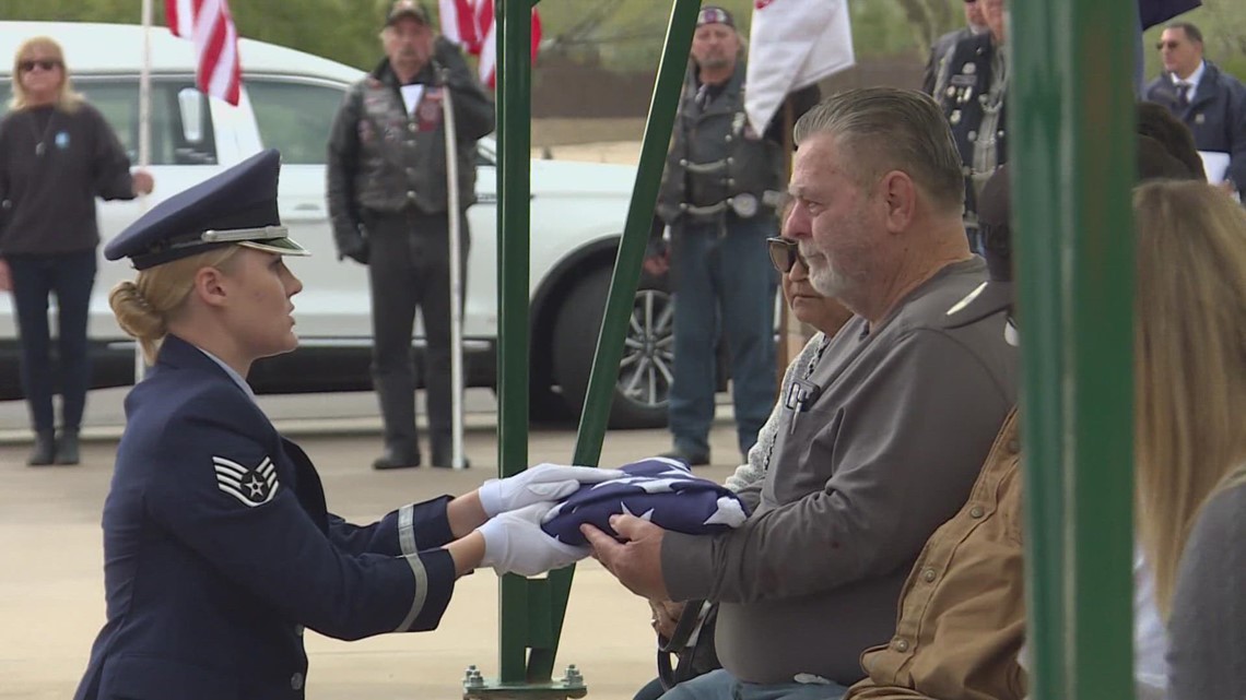 Families find closure after 16 veterans, spouses laid to rest in Phoenix