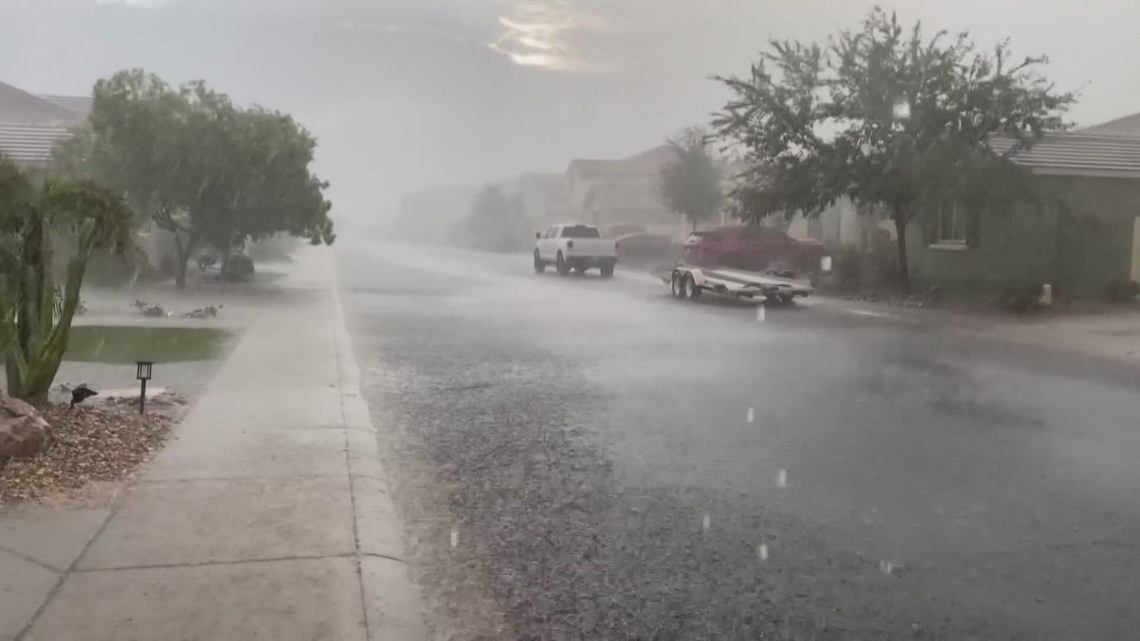 How much rain did the Valley get Monday night? | 12news.com