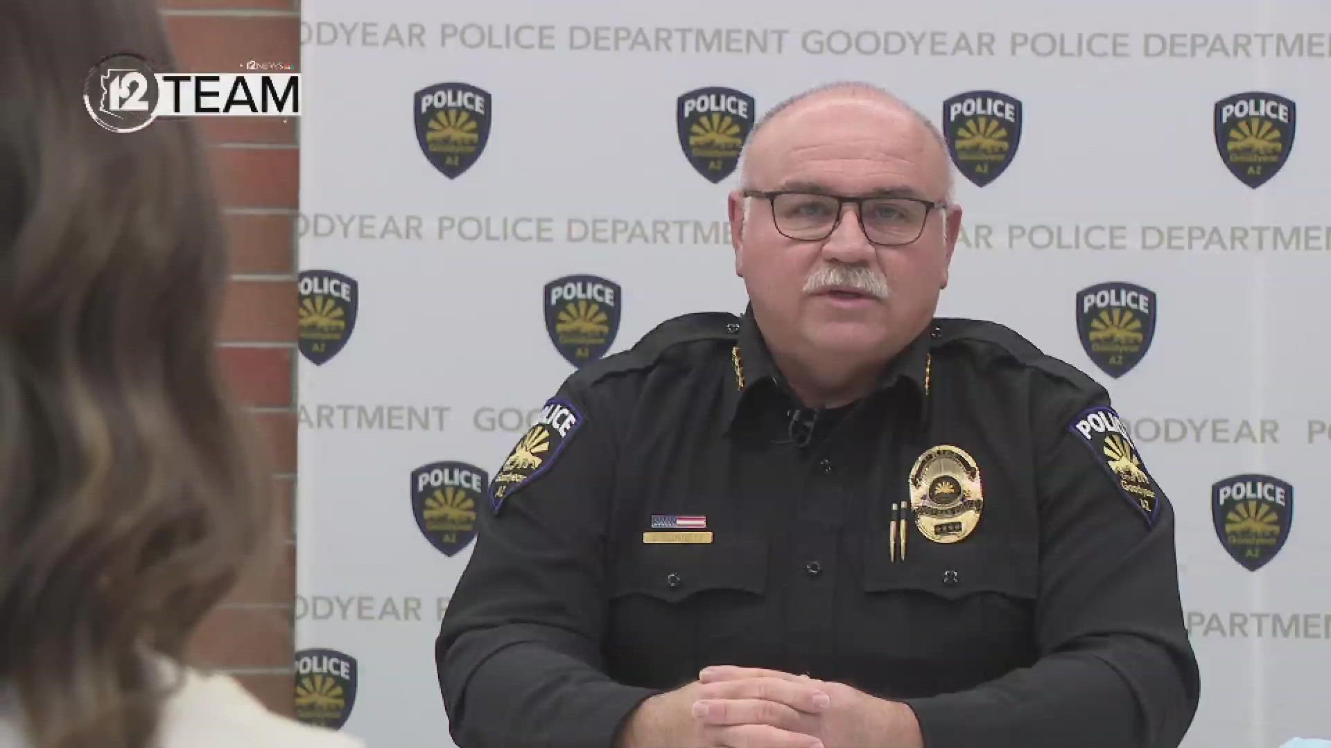 Full interview with Goodyear Police Chief Santiago Rodriguez.