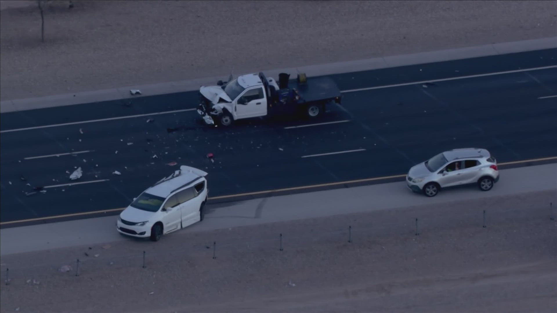 At least one person is dead after a crash on Loop 303 in Surprise.