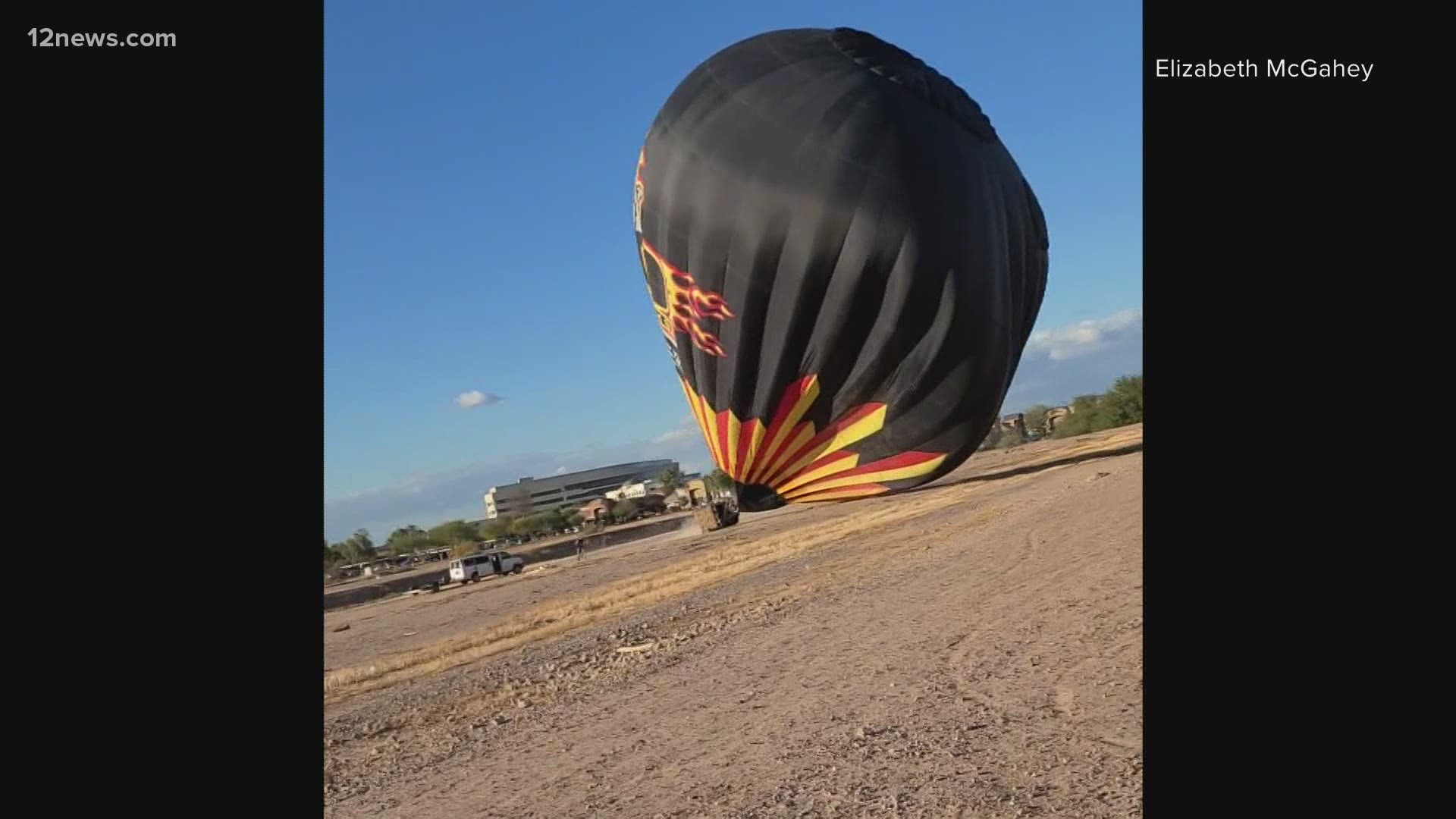 beet Wrak Persona Video shows hot air balloon crash, 9-year-old girl describes scene |  12news.com