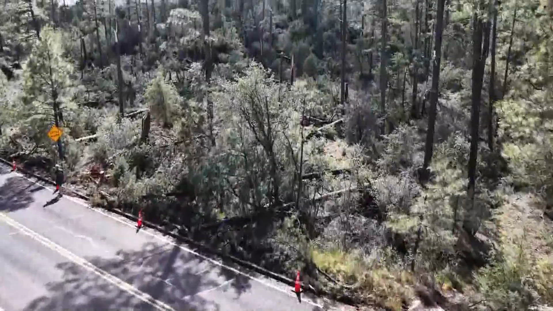 Suspected tornado damage southeast of Prescott | 12news.com