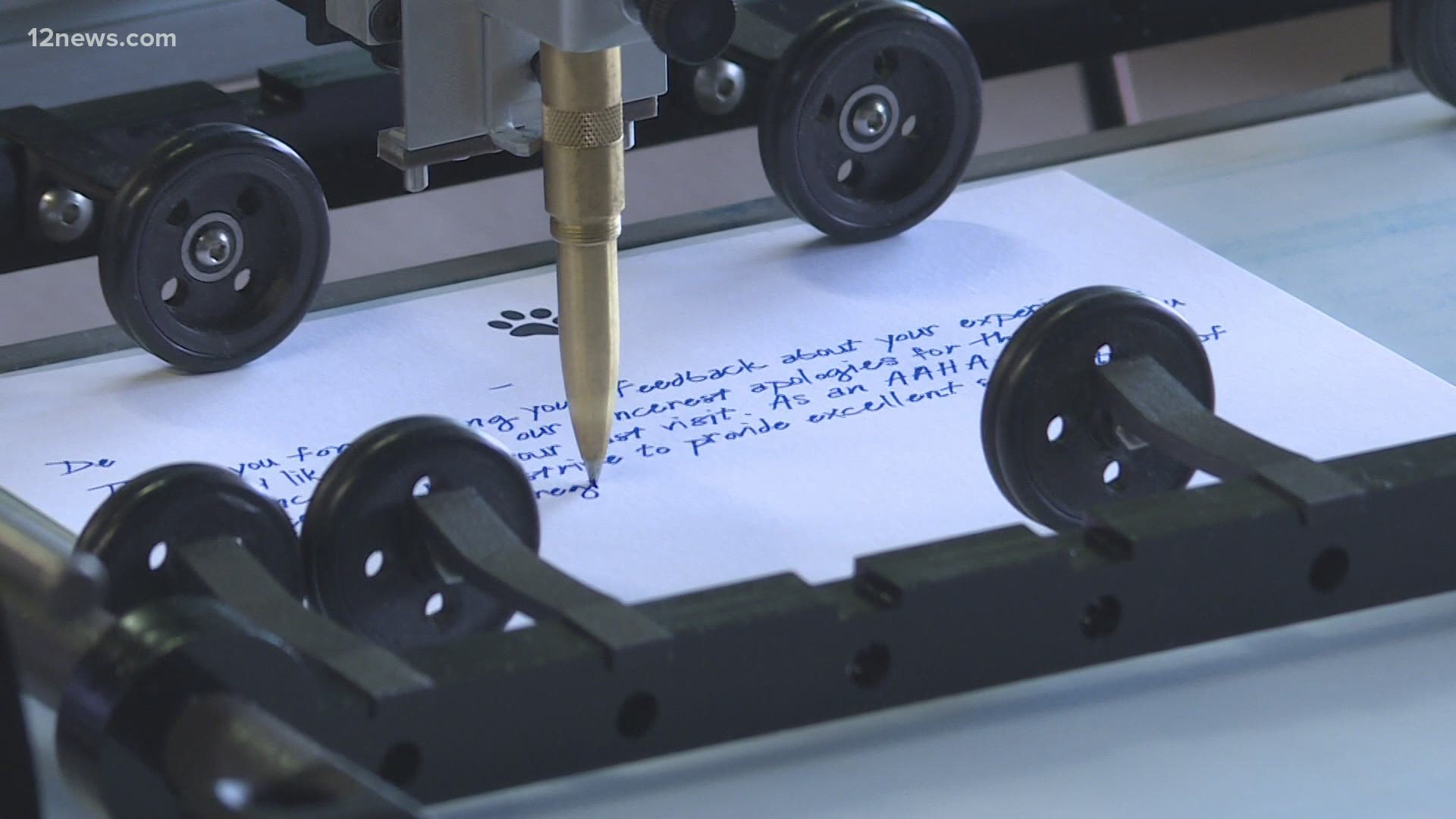 We're living in a digital world where creative handwriting is becoming a lost art. A Phoenix company, Handwrytten, is keeping the art form alive with technology.
