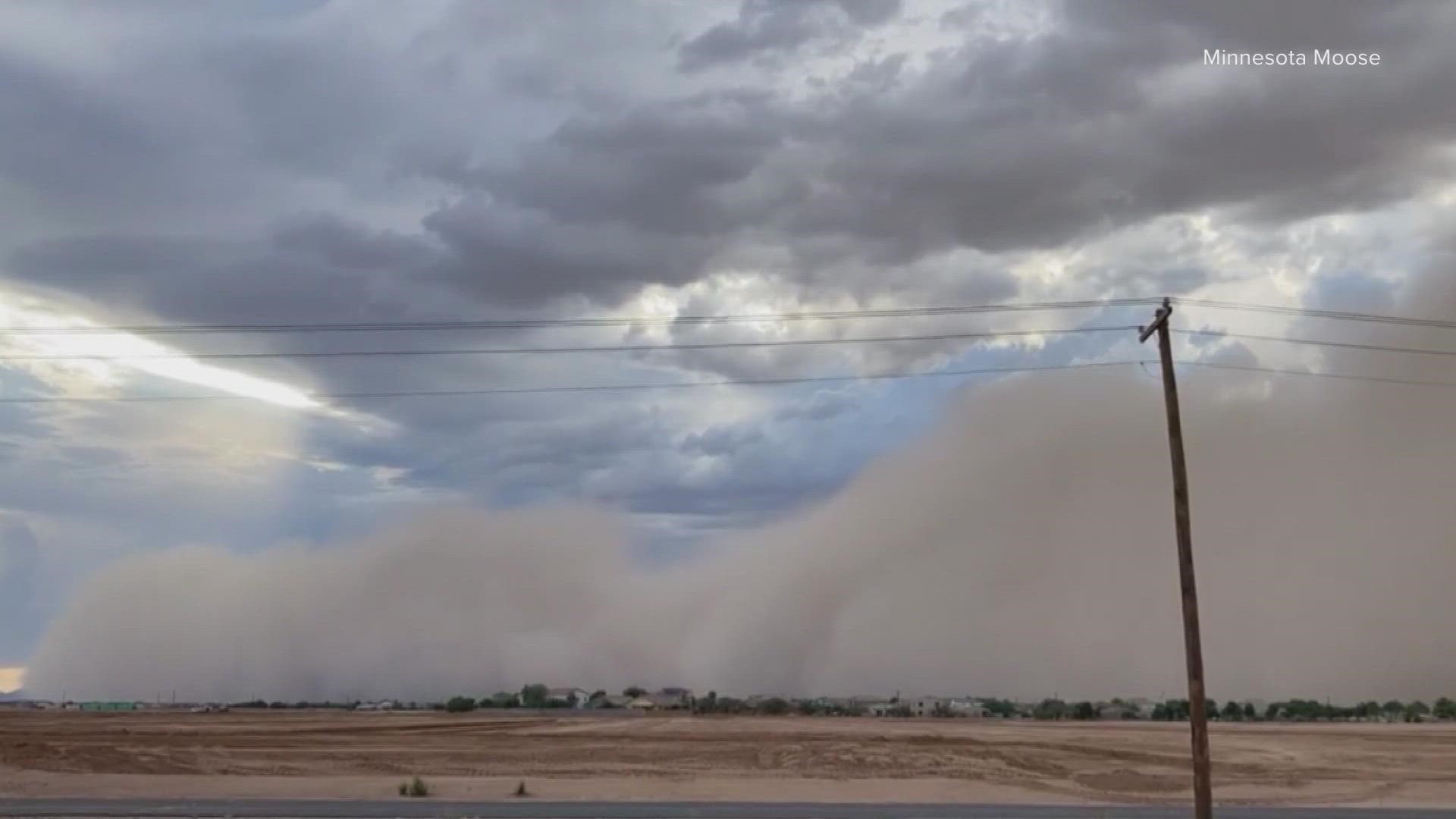 Widespread storms bring rain, dust, wind, snow, and even a Tornado to Arizona Monday.