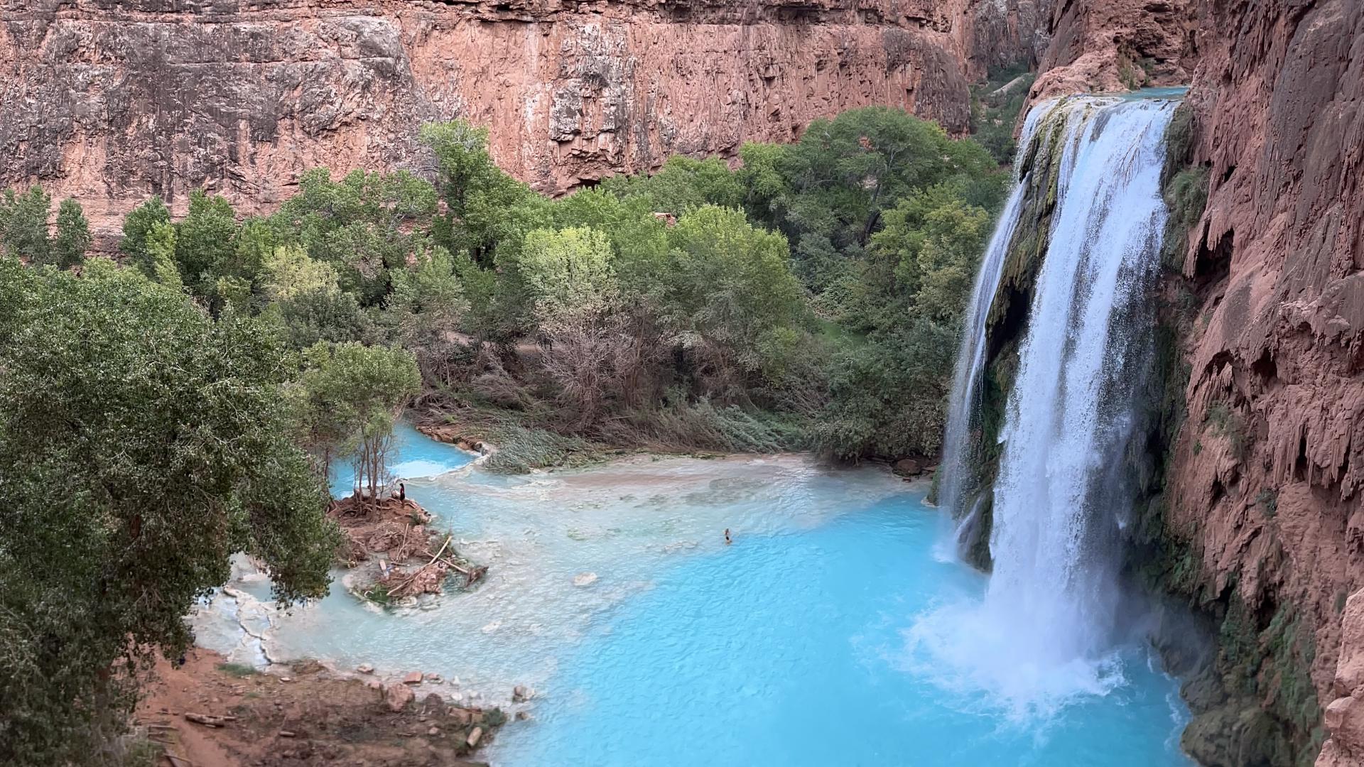 12News Political Insider Brahm Resnik got a rare opportunity to see the Havasupai Tribe in Coconino County alongside Rep. Ruben Gallego.