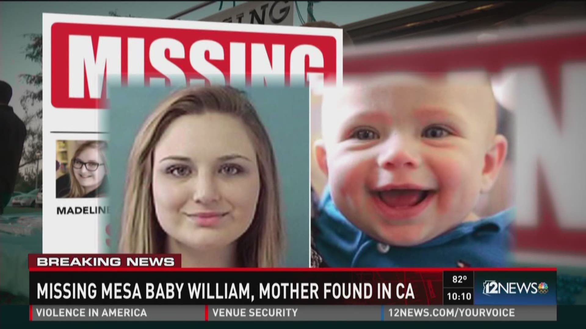 Madeline Jones and her son William were found by police in San Diego after a three-month search.