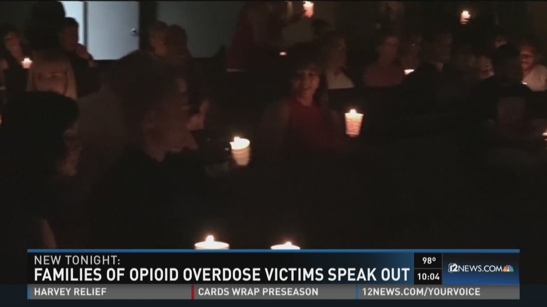 Families and neighbors come together to remember loved ones and bring awareness to the opioid addiction crisis.