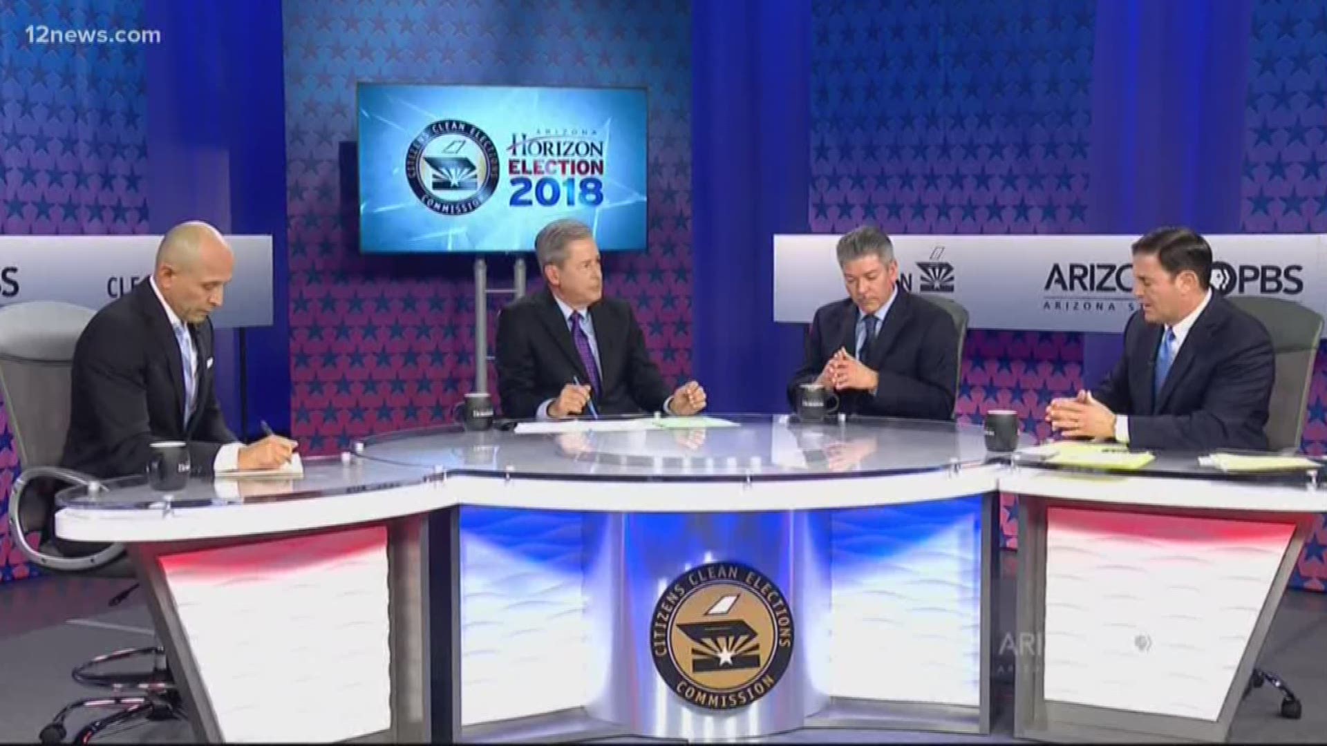 Three candidates want to be Arizona governor and tonight they squared off in a debate hosted by Arizona PBS. Much of the debate focused on the issue of education.